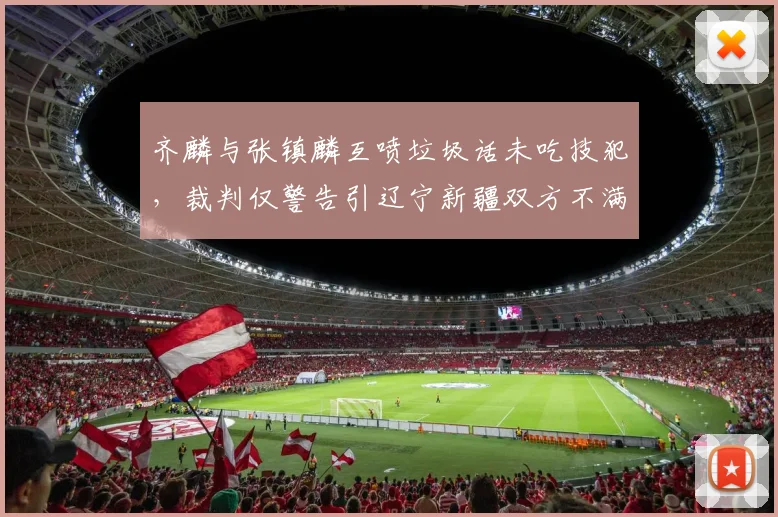 齐麟与张镇麟互喷垃圾话未吃技犯,裁判仅警告引辽宁新疆双方不满